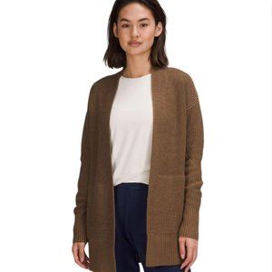 Lululemon Athletica Cashlu Sweater Wrap in Heathered Artifact Size extra small